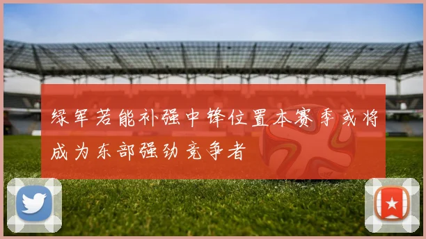 绿军若能补强中锋位置本赛季或将成为东部强劲竞争者